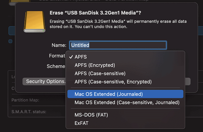 get mac to look for usb drive